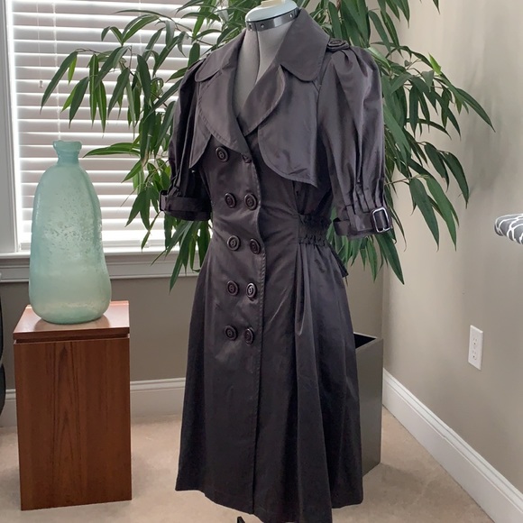 Vintage Double Breasted Coat Dress - Picture 2 of 16